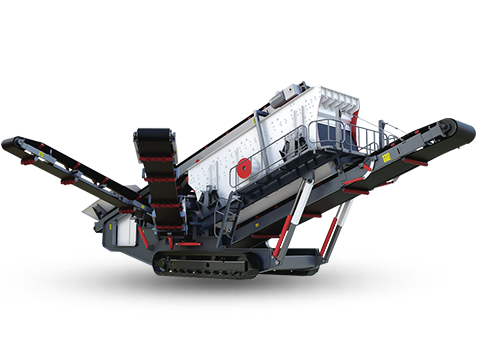 Crawler type screening mobile crushing station